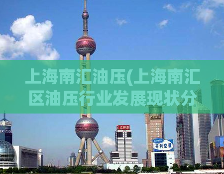 上海南汇油压(上海南汇区油压行业发展现状分析)